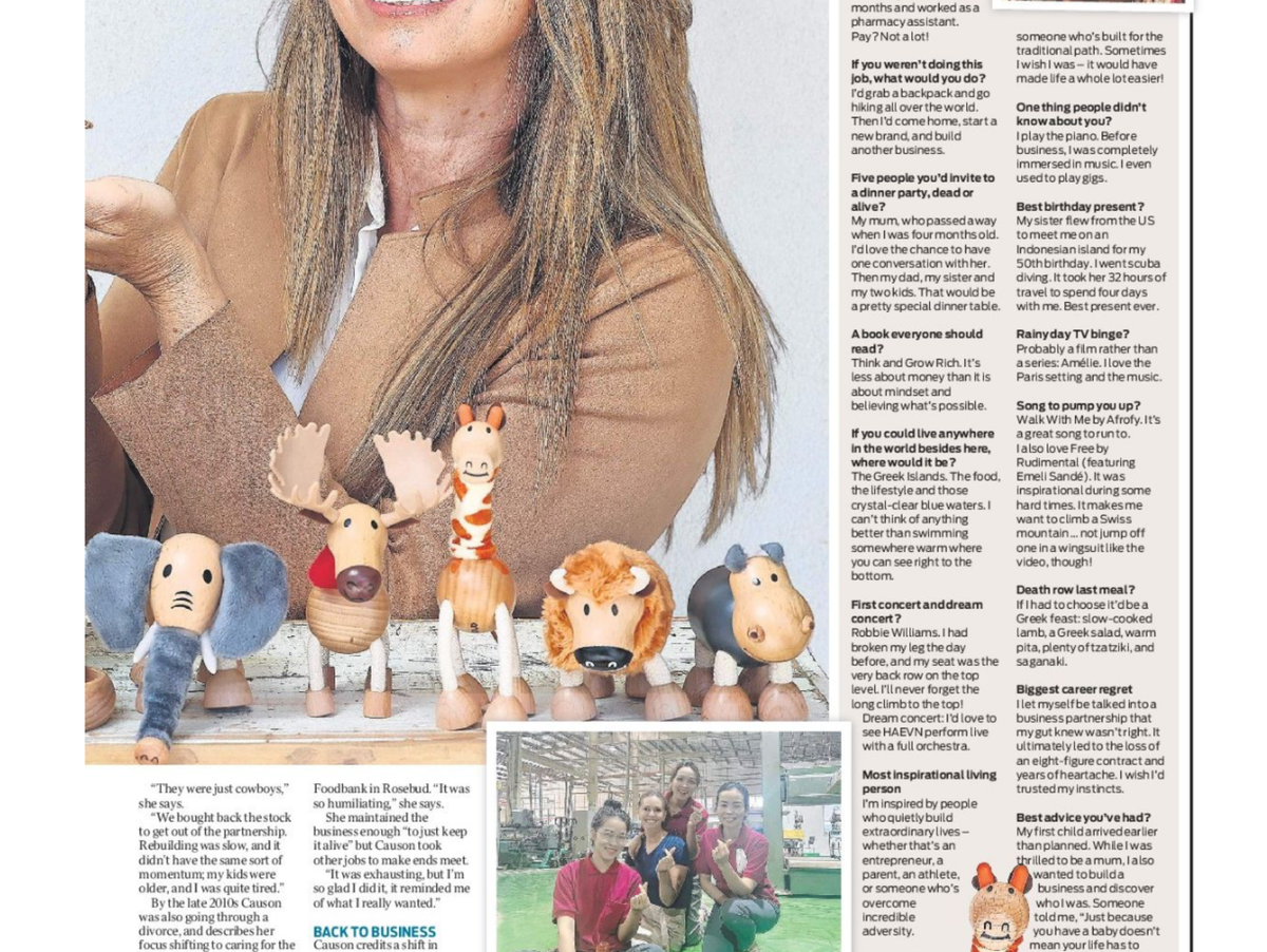 Herald Sun feature on Anamalz founder Louise Causon, 24 October 2026