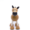 Adorable eco-friendly wooden zebra toy with painted stripes, perfect for imaginative play and learning