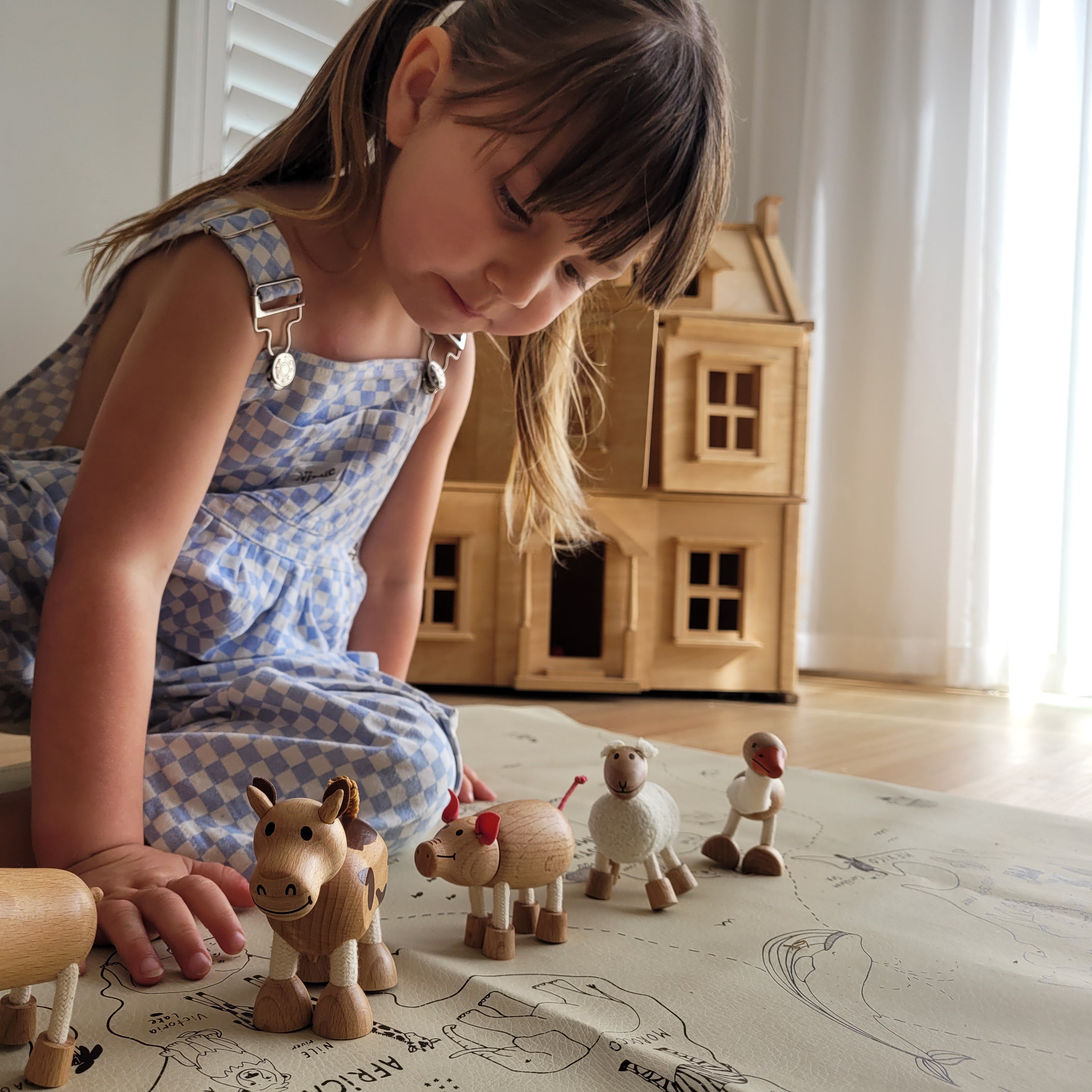  Anamalz Sheep as part of the Barnfields Set – educational farm toy collection