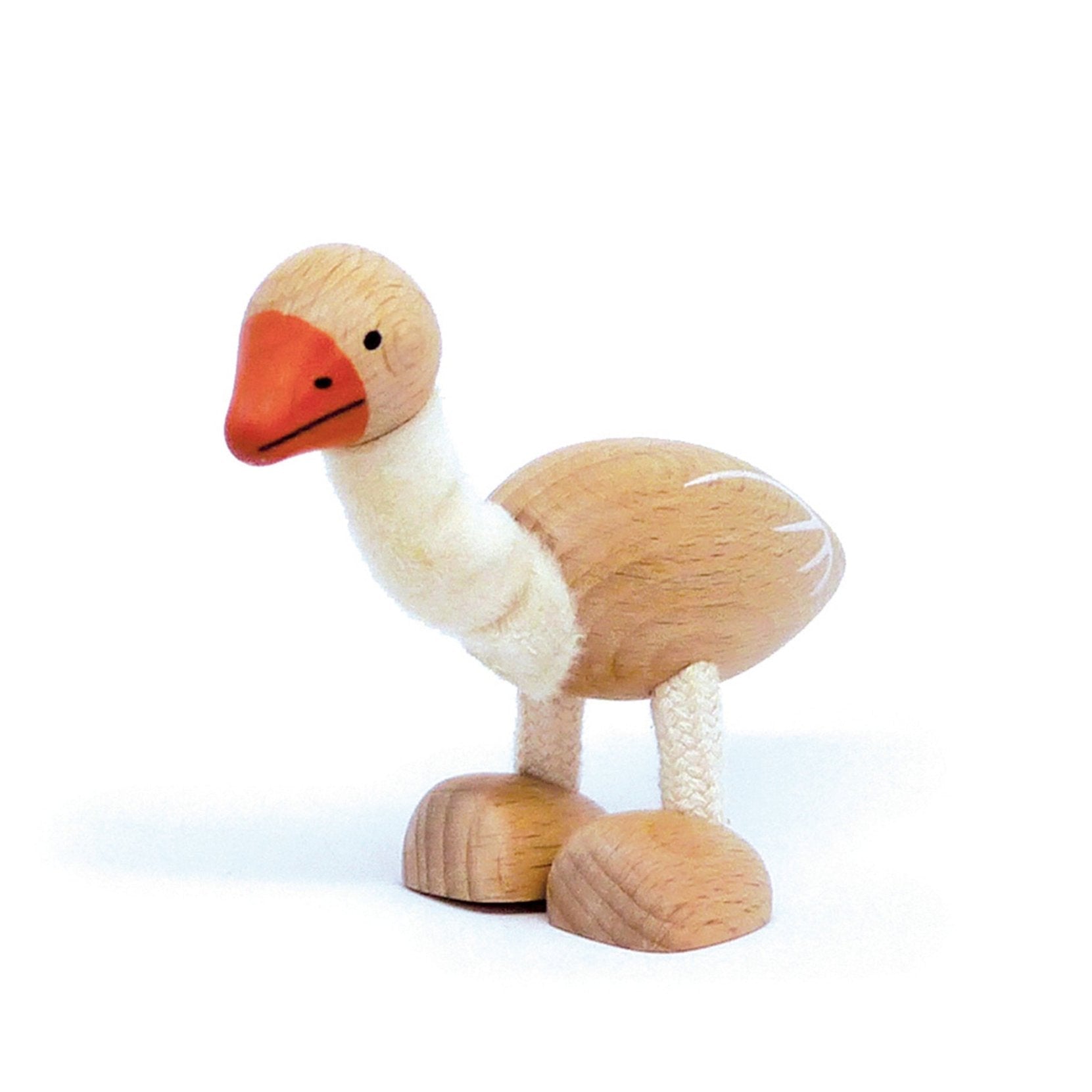 Quirky and Adorable Eco Friendly Wooden Goose Toy Anamalz Anamalz