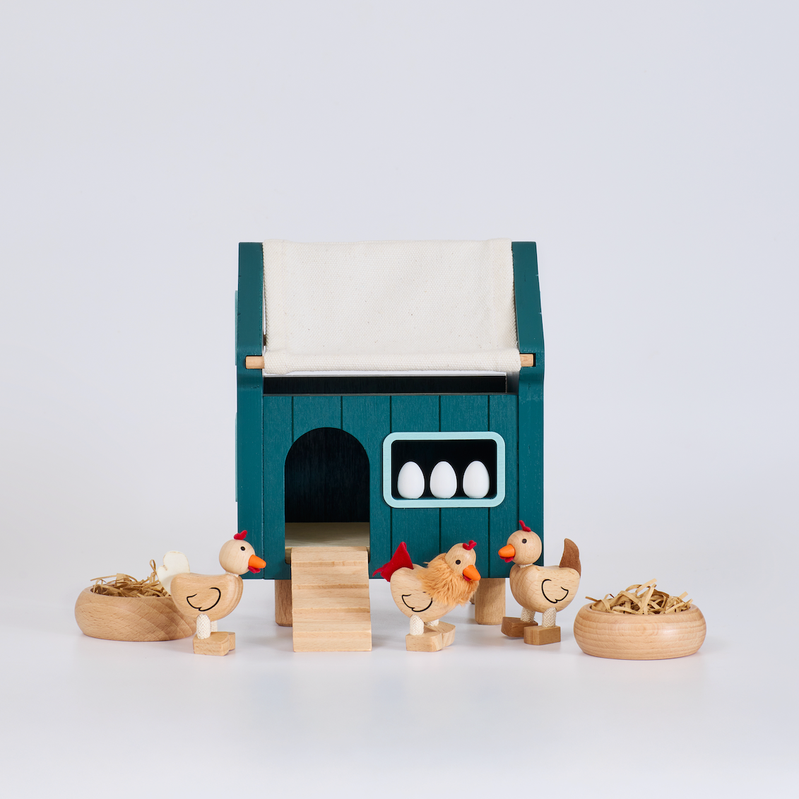 Chook Mahal | Wooden Chicken Coop Toy by Anamalz - Anamalz