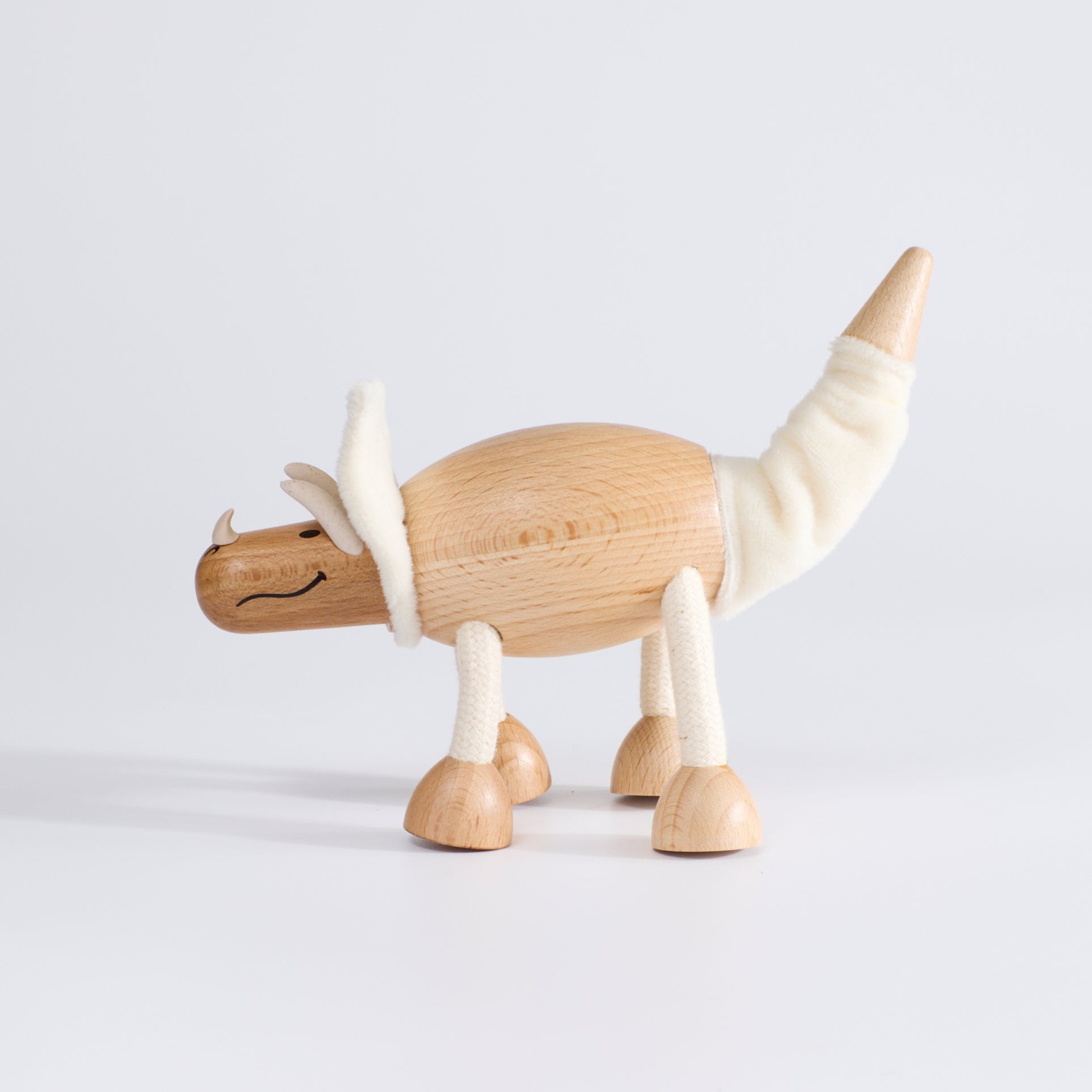 Torosaurus Toy | Wooden Dinosaur Educational Toy by Anamalz - Anamalz, image size:1926x1926