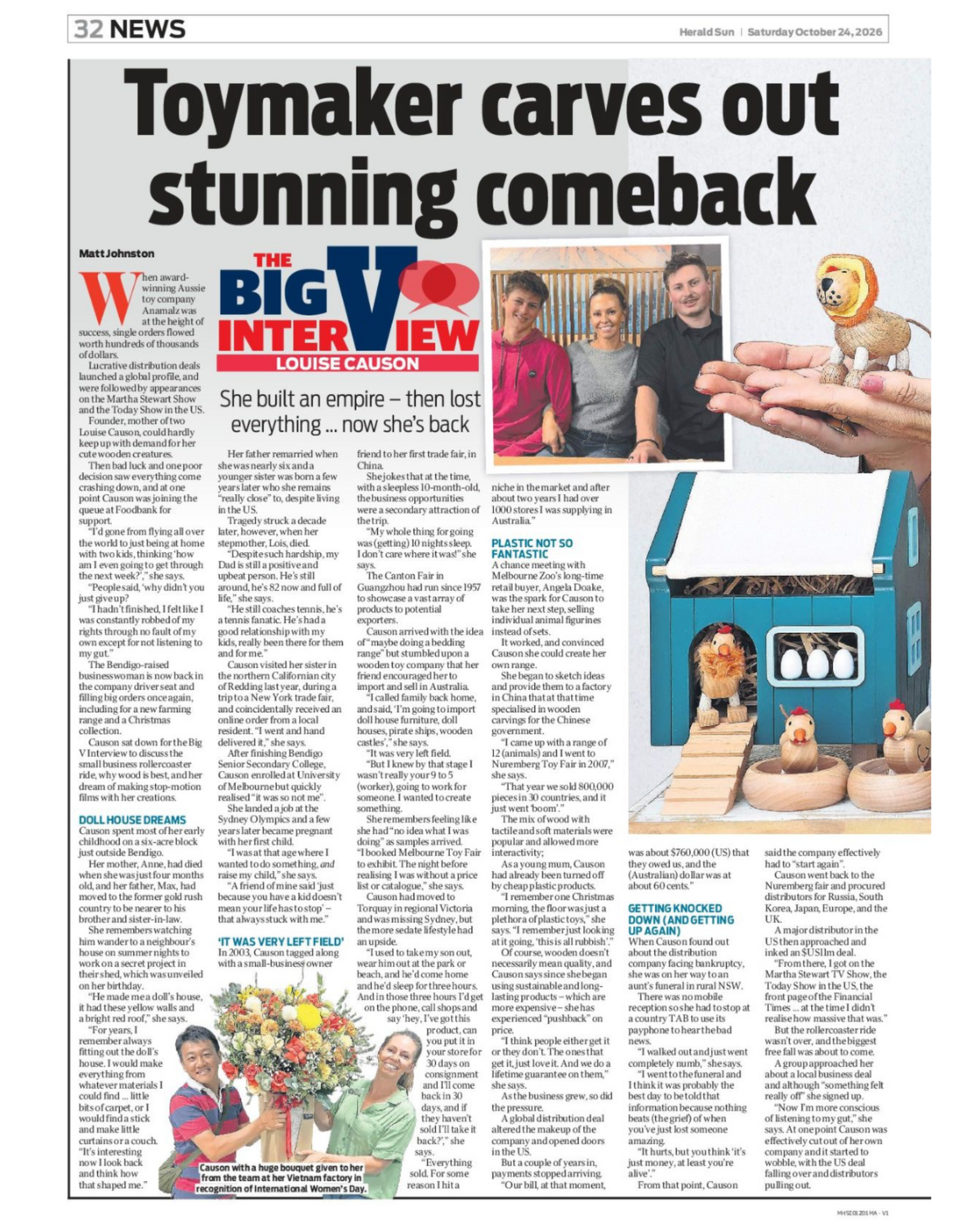 Herald Sun, page 32