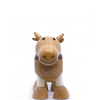 Adorable eco-friendly cow toy with bendable legs and fabric ears.