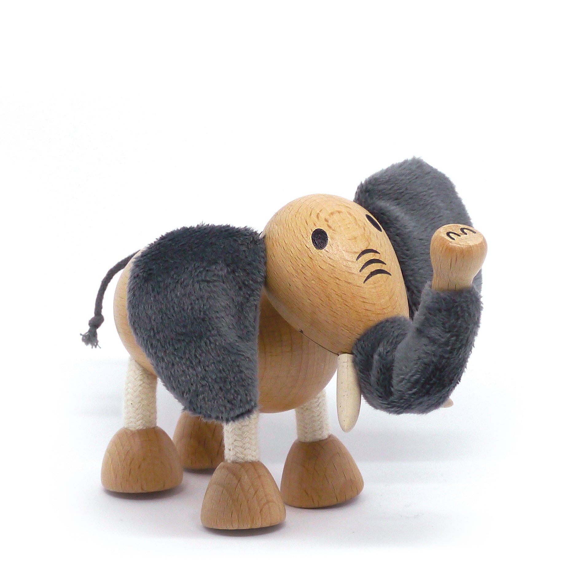 Anamalz 12 Animal Wooden Toy Set for Imaginative and Montessori Play